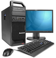 Lenovo ThinkStation S10 6423 - Torre - 1 x Core 2 Quad Q9550 / 2.83 GHz - RAM 4 GB - disco duro 1 x 146 GB - Grabadora de DVD - sin grficos - Gigabit Ethernet